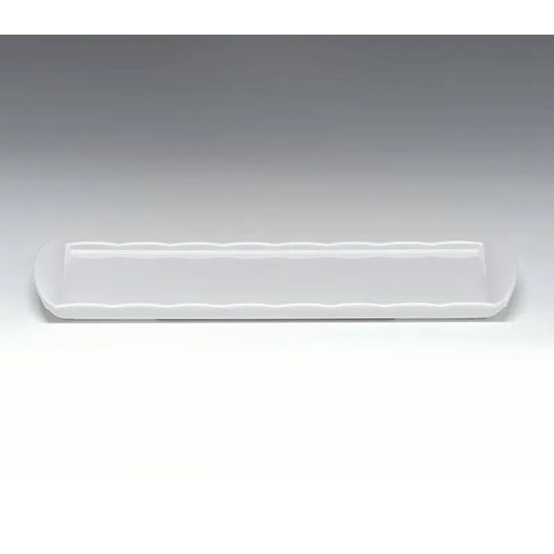 Zicco K-2053 Teşhir Tabağı, Melamin, Beyaz, 15x35 cm - 1