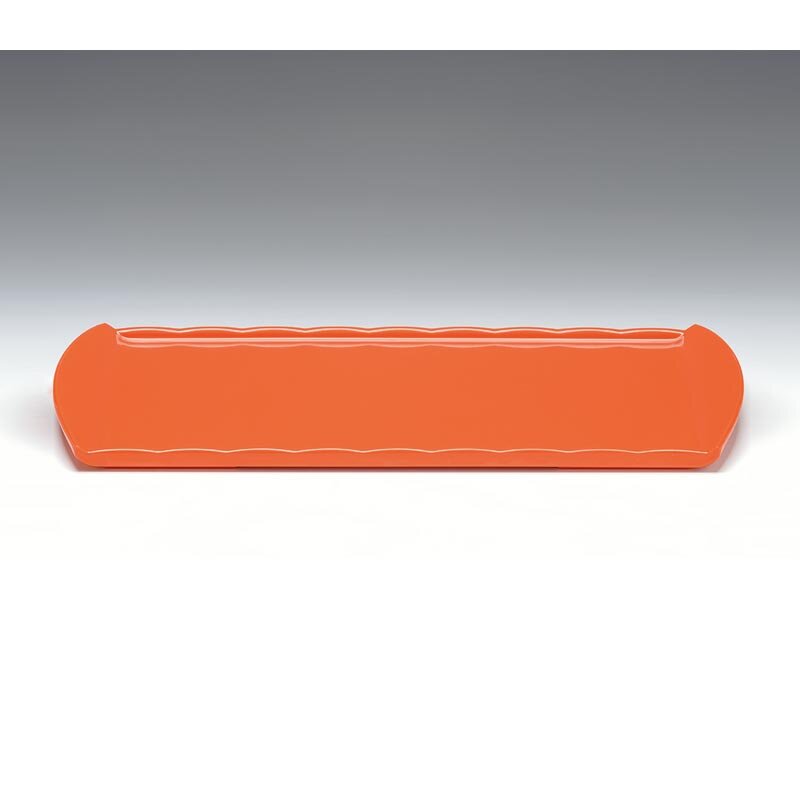 Zicco K-2055 Tasarım Teşhir Tabağı, Melamin, Turuncu, 25x43 cm - Zicco