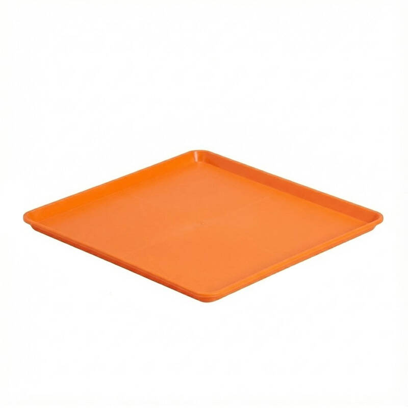 Zicco K-2060 Teşhir Tabağı, Minimal Tasarım, Melamin, Turuncu, 29x29 cm - 1