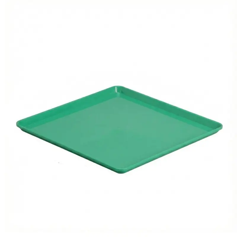 Zicco K-2060 Teşhir Tabağı, Minimal Tasarım, Melamin, Yeşil, 29x29 cm - 1