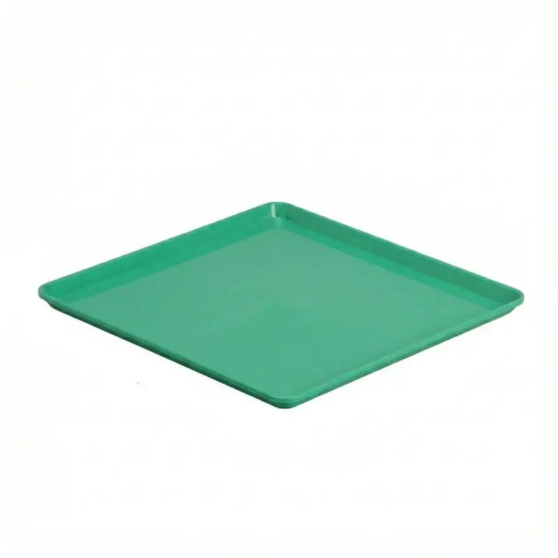 Zicco K-2060 Teşhir Tabağı, Minimal Tasarım, Melamin, Yeşil, 29x29 cm - 1