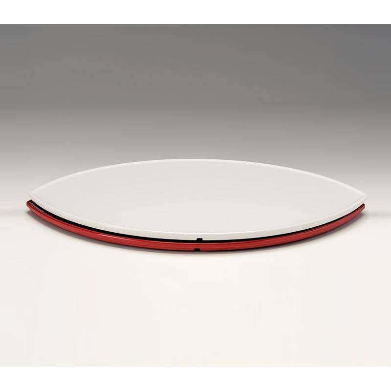 Zicco K-2150 Teşhir Standı, Limon Model, Melamin, Kırmızı, 35x54 cm - 1