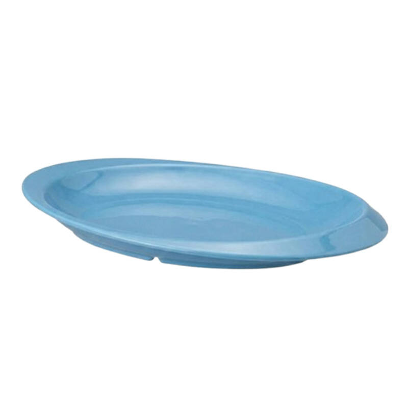 Zicco K-2200 Teşhir Tepsisi, Kayık Model, Melamin, Mavi, 26x40x4 cm - 1