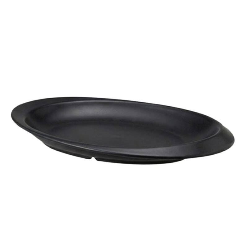 Zicco K-2200 Teşhir Tepsisi, Kayık Model, Melamin, Siyah, 26x40x4 cm - 1