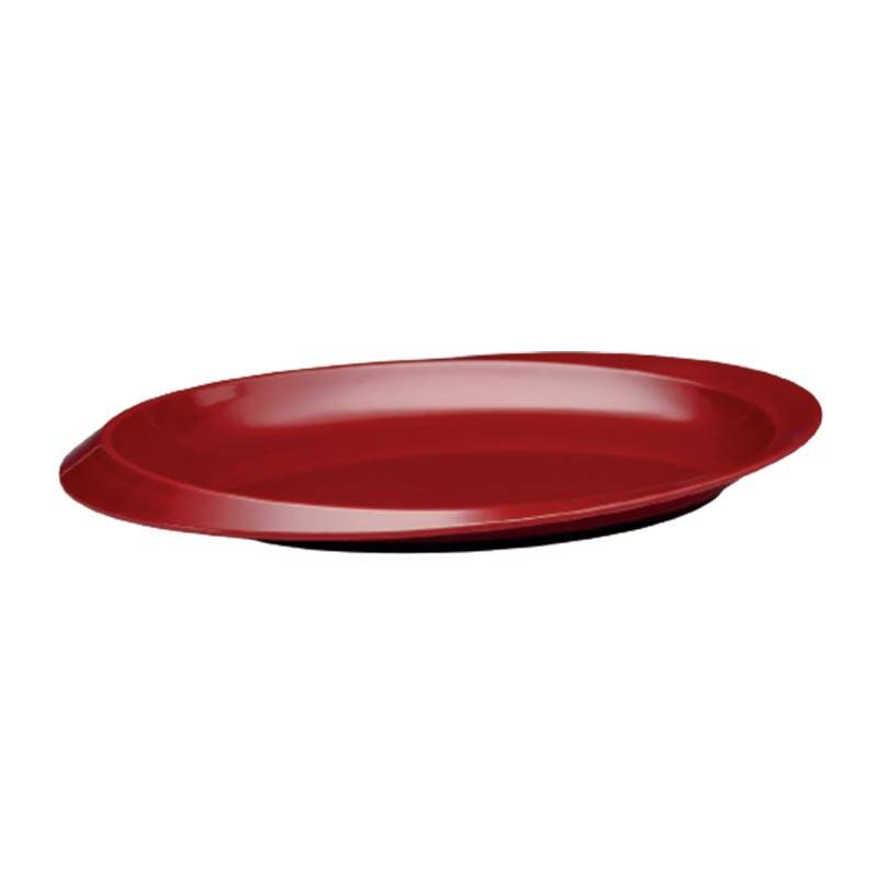 Zicco K-2250 Teşhir Tepsisi, Kayık Model, Melamin, Kırmızı, 31x47x4 cm - 1