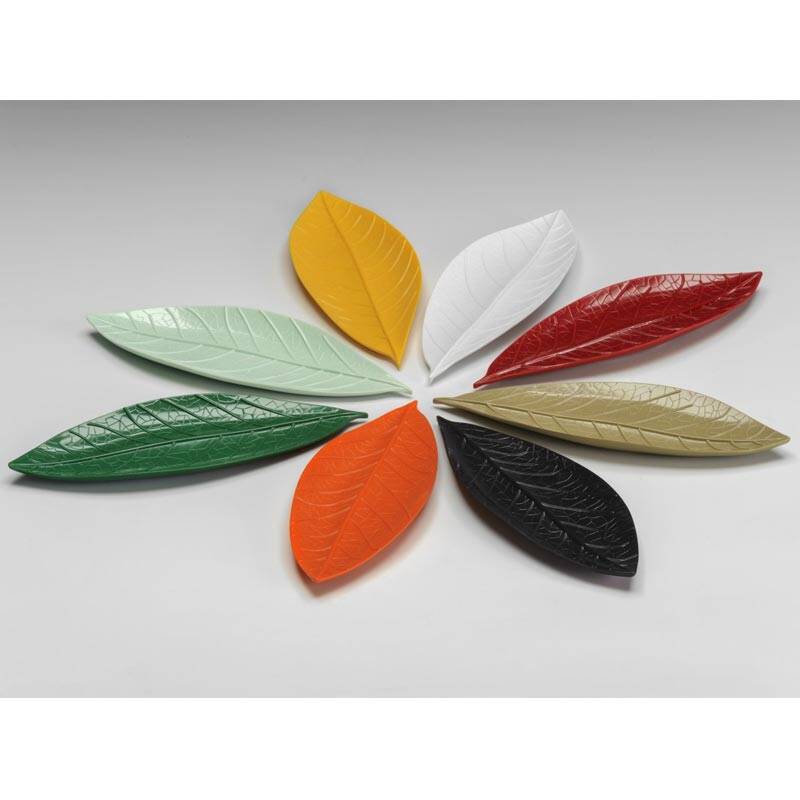 Zicco K-2500 Küçük Boy Teşhir Tabağı, Defne Model, Melamin, Yeşil, 13x36 cm - 1