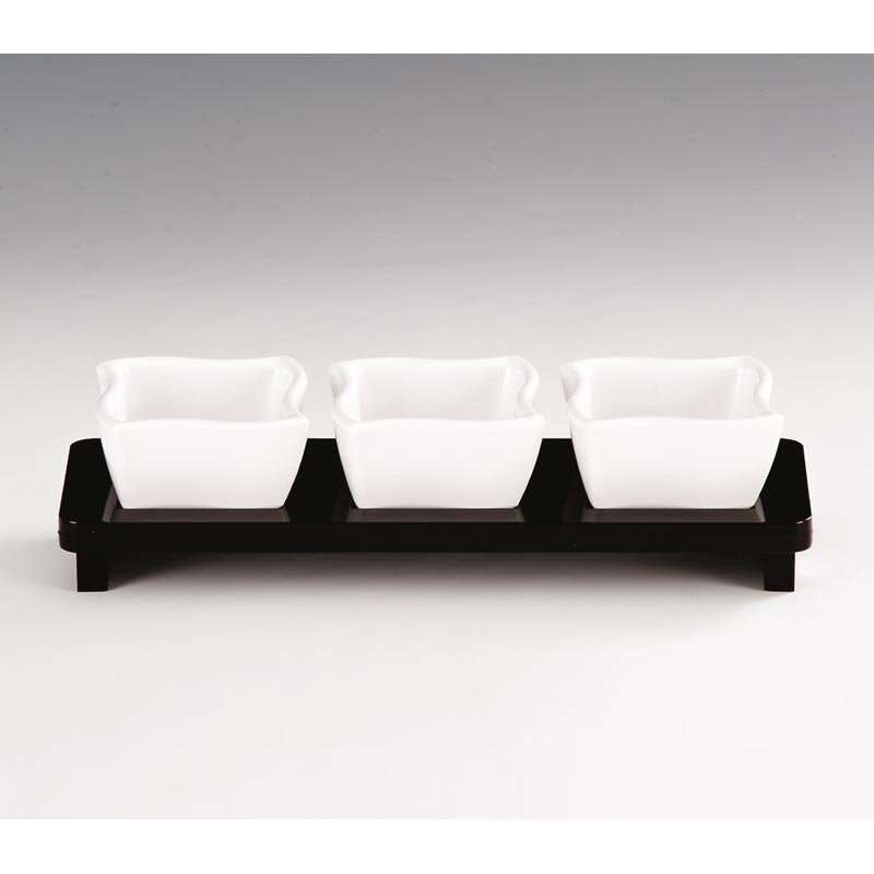 Zicco K-3006 Sosluk Servis Standı, 3'lü Set, 24x8x6 cm - Zicco