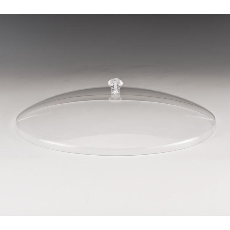 Zicco K-353 Oval Kapak, Akrilik, Şeffaf, 40.5x29.5 cm - Zicco