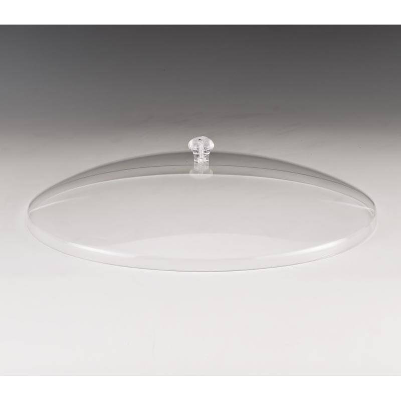 Zicco K-353 Oval Kapak, Akrilik, Şeffaf, 40.5x29.5 cm - 1
