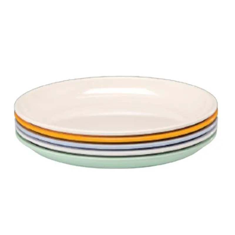 Zicco K-353 Oval Teşhir Tabağı, Melamin, Sarı, 40.5x29.5x5 cm - 1
