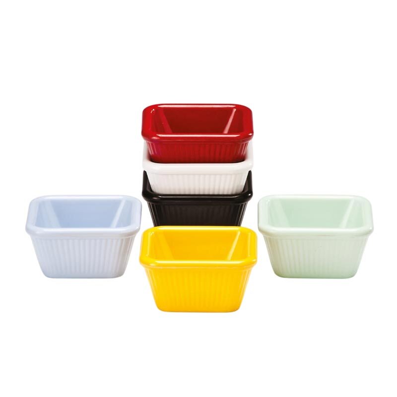 Zicco K-5006 Mini Sosluk Reçellik, Köşeli Model, Melamin, Mavi, 7x3 cm - Zicco