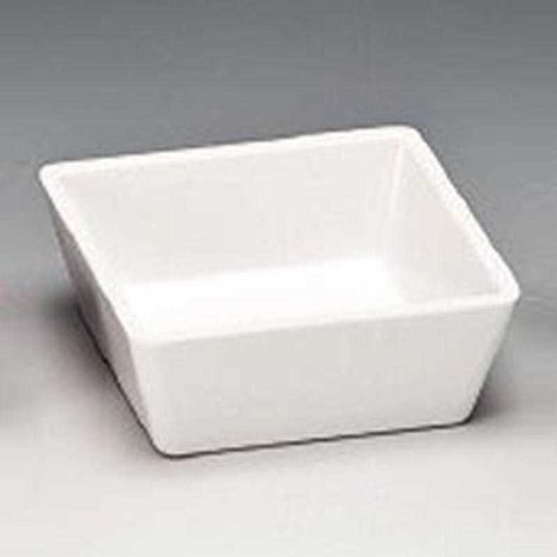 Zicco K-6006 Çerezlik, Köşeli Model, Melamin, Beyaz, 9x9x3.5 cm - Zicco