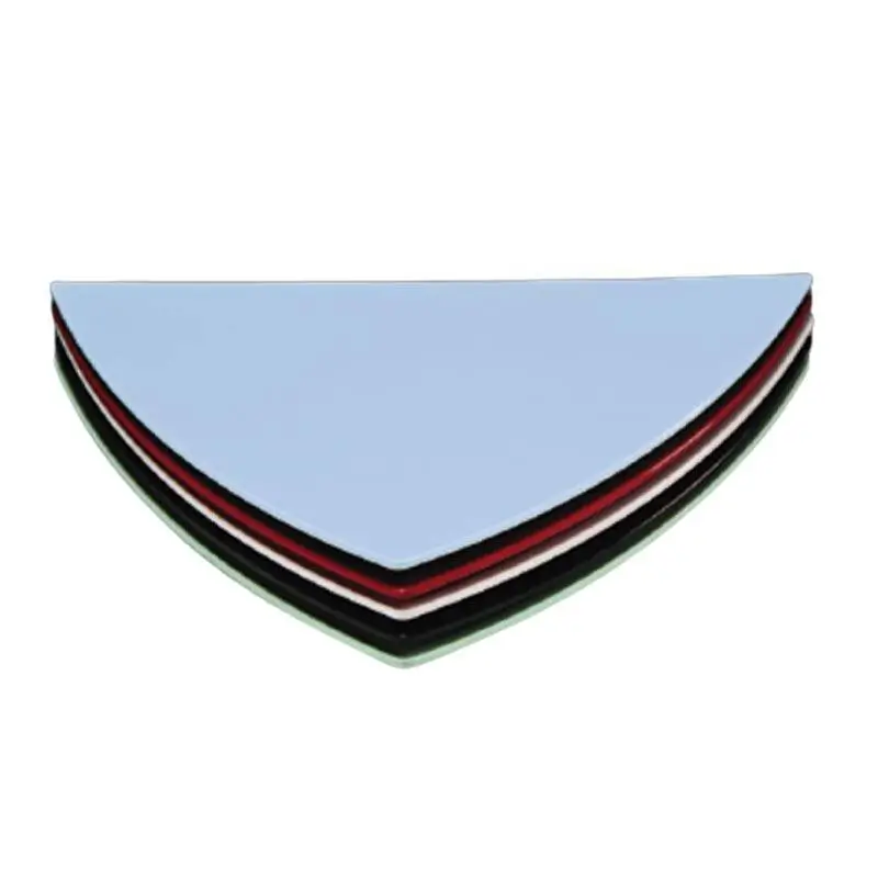 Zicco K-654 Teşhir Tabağı, Üçgen Form, Melamin, Kırmızı, 47.5 cm - 1