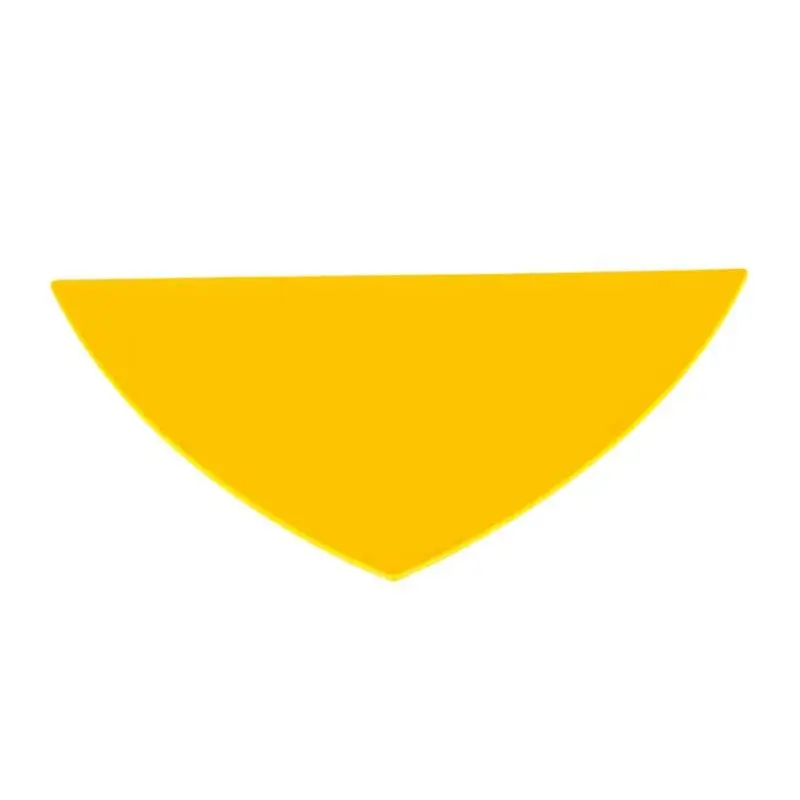 Zicco K-654 Teşhir Tabağı, Üçgen Form, Melamin, Sarı, 47.5 cm - 1