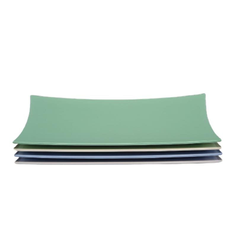 Zicco K-666 Teşhir Sunum Tabağı, Melamin, Mavi, 28x45 cm - Zicco