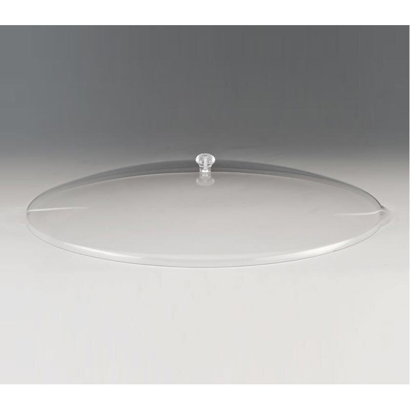Zicco K-883 Teşhir Kapak, Oval Form, Akrilik, Şeffaf, 55x39 cm - Zicco