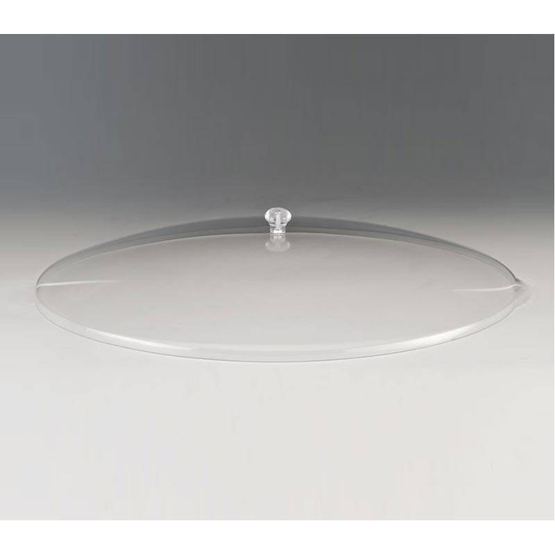 Zicco K-883 Teşhir Kapak, Oval Form, Akrilik, Şeffaf, 55x39 cm - 1