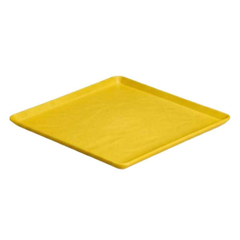 Zicco K-9250 Teşhir Sunum Tepsisi, Taş Model, Melamin, Sarı, 29x29 cm - Zicco