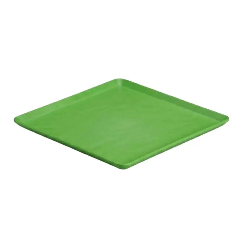 Zicco K-9250 Teşhir Sunum Tepsisi, Taş Model, Melamin, Yeşil, 29x29 cm - 1