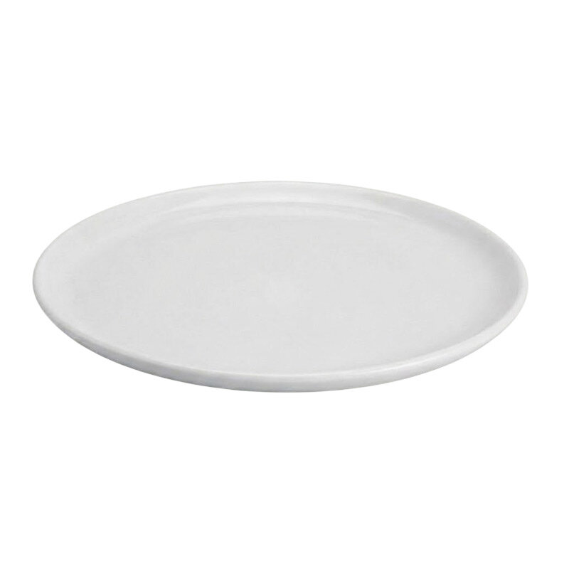 Zicco K-9300 Teşhir Sunum Tepsisi, Taş Model, Melamin, Beyaz, 32 cm - Zicco