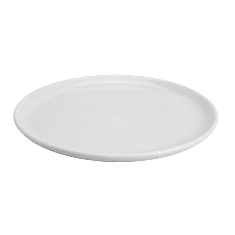 Zicco K-9300 Teşhir Sunum Tepsisi, Taş Model, Melamin, Beyaz, 32 cm - 1