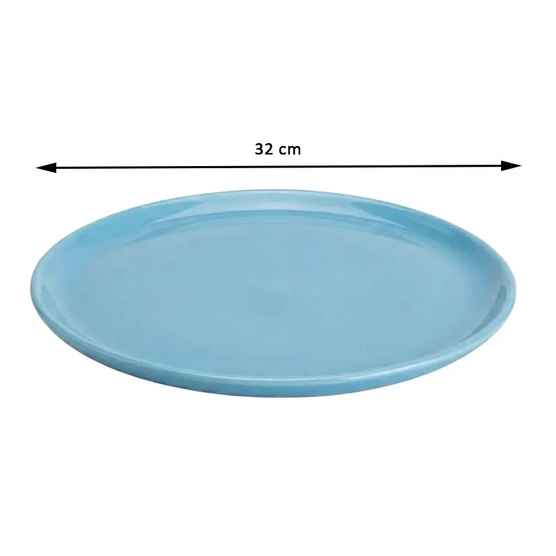 Zicco K-9300 Teşhir Sunum Tepsisi, Taş Model, Melamin, Mavi, 32 cm - Zicco (1)