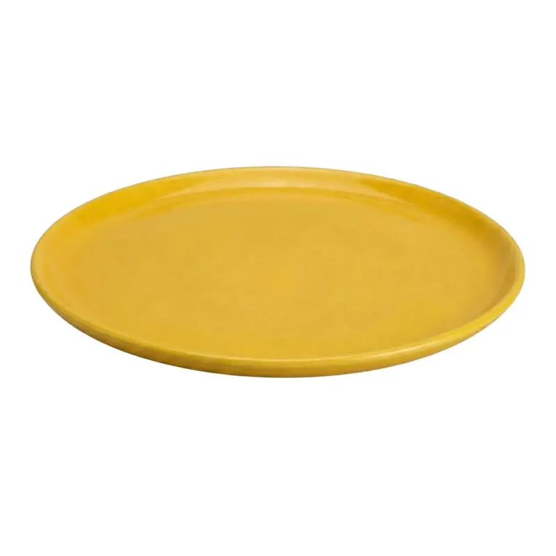 Zicco K-9300 Teşhir Sunum Tepsisi, Taş Model, Melamin, Sarı, 32 cm - 1
