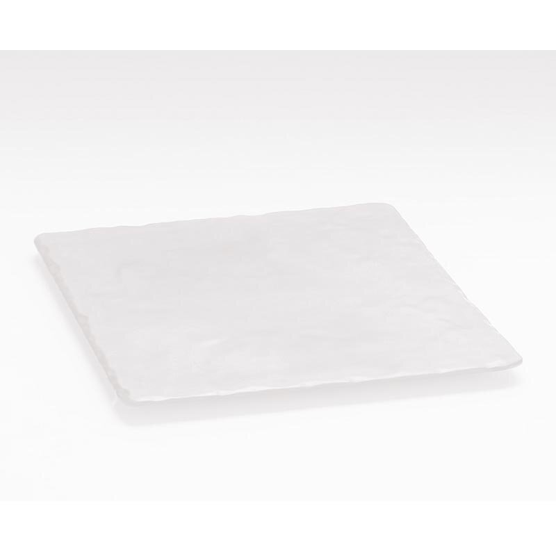 Zicco K-9500 Taş Model Teşhir Tabağı, Melamin, Beyaz, 26x32 cm - Zicco