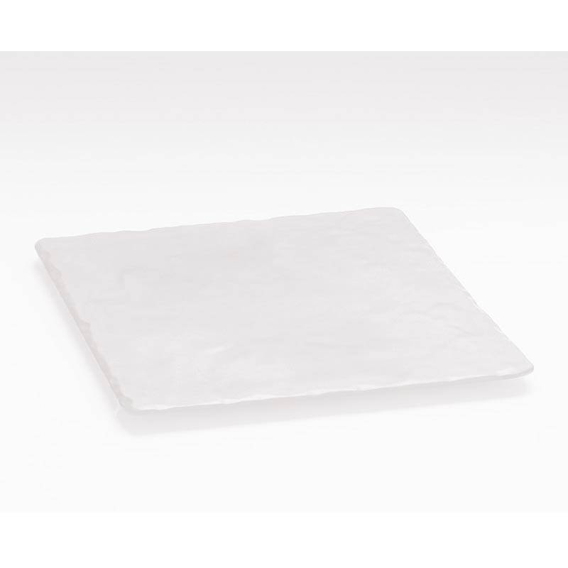 Zicco K-9500 Taş Model Teşhir Tabağı, Melamin, Beyaz, 26x32 cm - 1