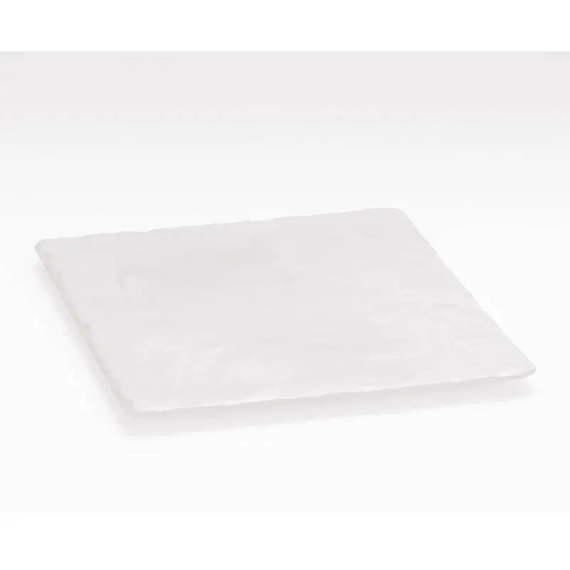 Zicco K-9500 Taş Model Teşhir Tabağı, Melamin, Beyaz, 26x32 cm - 1