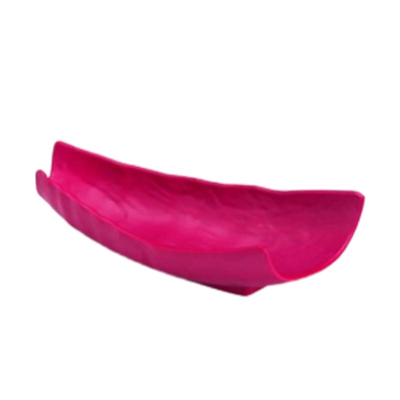 Zicco K-9600 Taş Model Teşhir Tabağı, Melamin, Kırmızı, 13x26 cm - Zicco