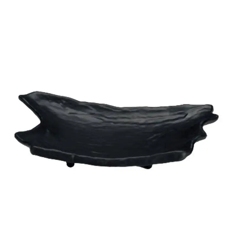 Zicco K-9700 Teşhir Tabağı, Taş Model, Melamin, Krem, 18x27.5 cm - 1