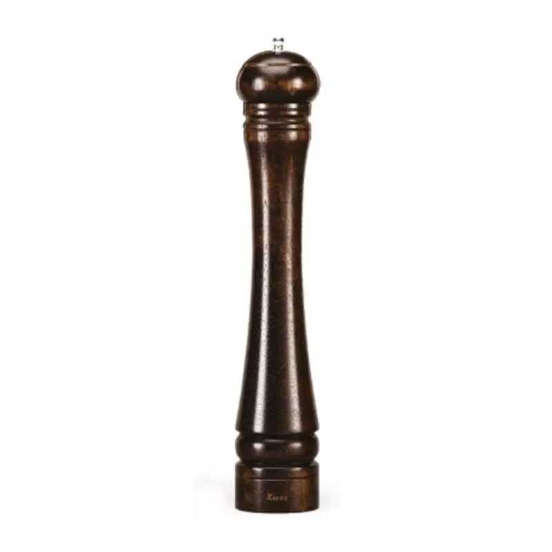 Zicco P-001 Büyük Boy Karabiber Değirmeni, Seramik Mekanizmalı, Ahşap, 36.5 cm - 1