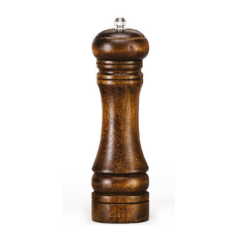 Zicco P-001 Karabiber Değirmeni, Seramik Mekanizmalı, Ahşap, 21 cm - 1