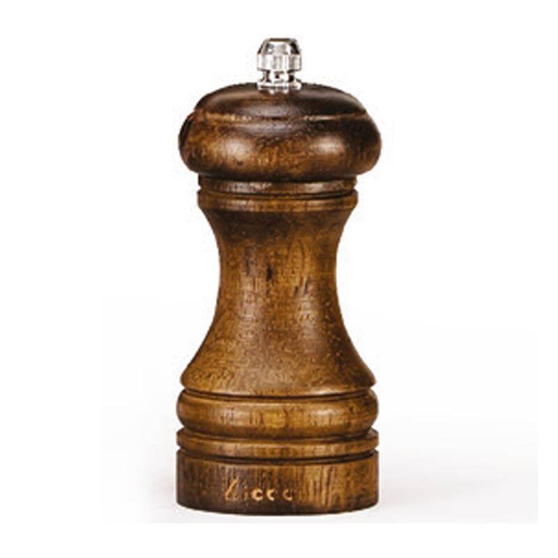 Zicco P-001 Mini Karabiber Değirmeni, Seramik Mekanizmalı, Ahşap, 11.5 cm - 1