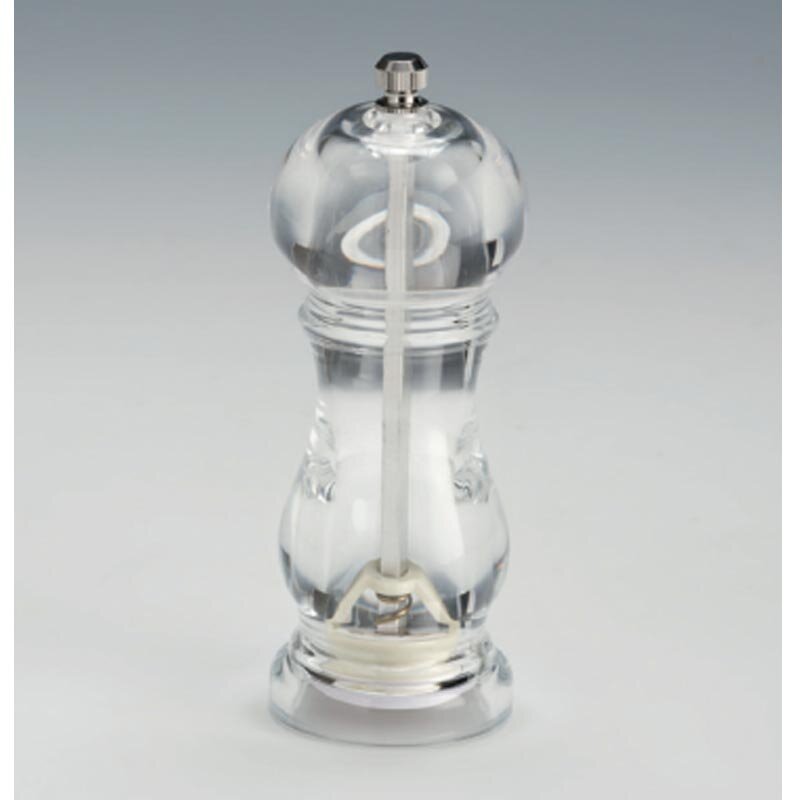 Zicco P-01750P Tuz ve Karabiber Değirmeni, Akrilik, Şeffaf, 14 cm - Zicco