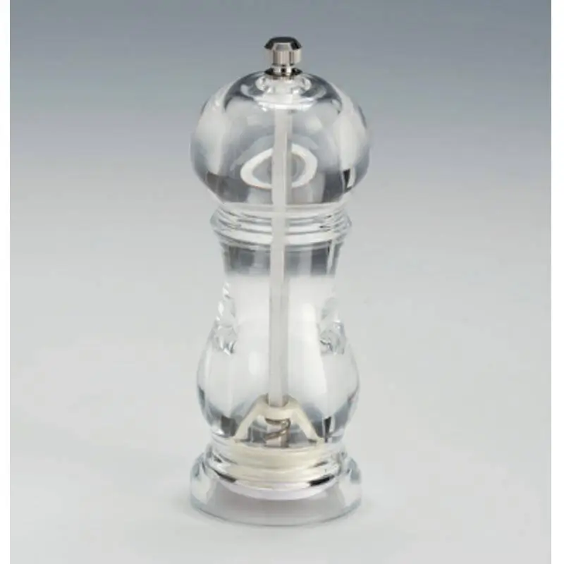 Zicco P-01750P Tuz ve Karabiber Değirmeni, Akrilik, Şeffaf, 14 cm - 1