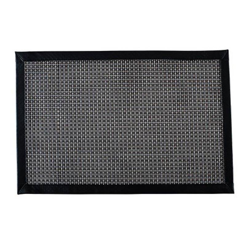 Zicco P-201668 Amerikan Servis, Siyah Deri Çerçeveli, 30x45 cm - 1