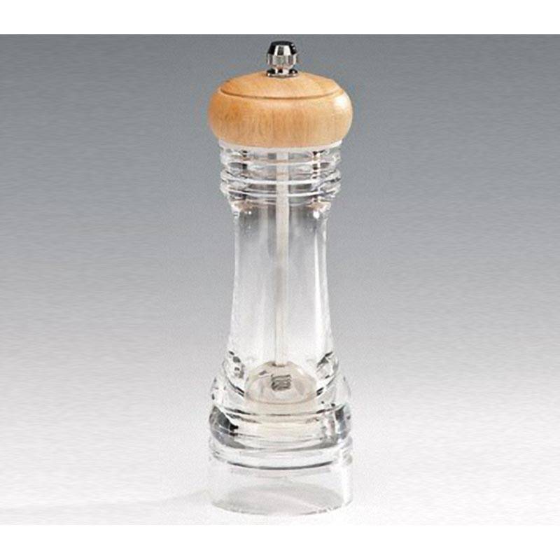 Zicco P-22806 Akrilik Tuz ve Karabiber Değirmeni, Şeffaf, 16.5 cm - 1