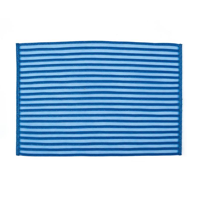 Zicco P-25 Dekoratif Amerikan Servis, Plastik Örgülü, Mavi, 30x45 cm - 1