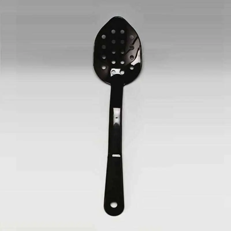 Zicco PDF-322 Delikli Servis Kaşığı, Polikarbon, Siyah, 31 cm - 1