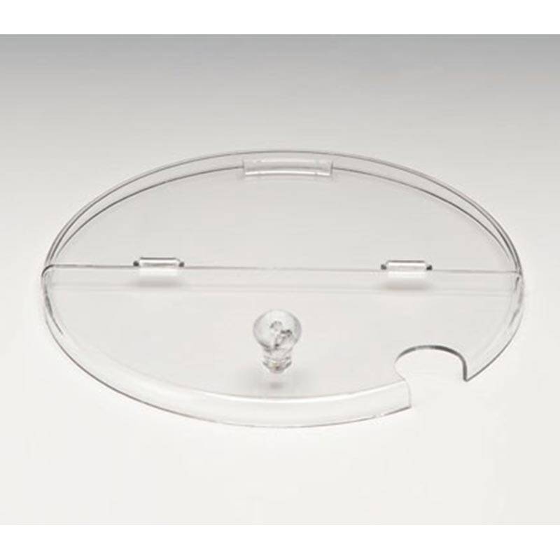 Zicco PDFCC Açılır Kapanır Kapak, Menteşeli, Polikarbon, Şeffaf, 26 cm - 1