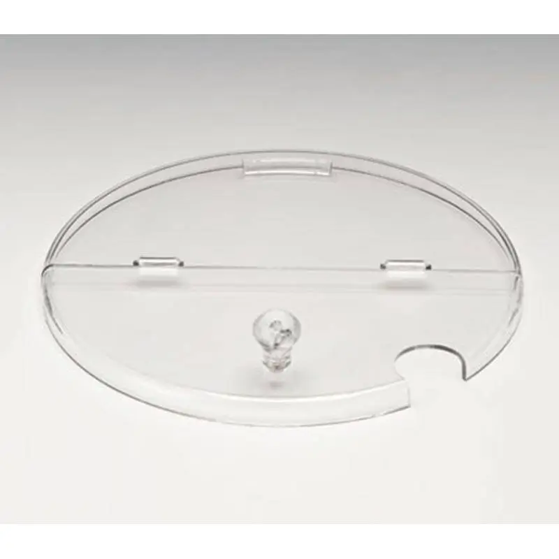 Zicco PDFCC Açılır Kapanır Kapak, Menteşeli, Polikarbon, Şeffaf, 29 cm - 1