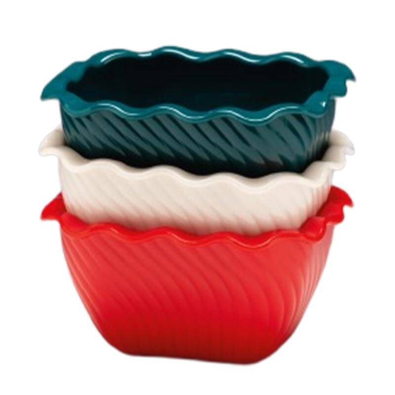 Zicco PDFVB-S Köşeli Derin Kase, Kapaksız, Mavi, 13x16 cm - 1