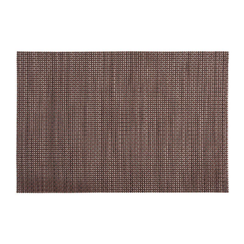 Zicco PM-44001 Plastik Örgülü Amerikan Servis, Dikdörtgen, Kahverengi, 30x45 cm - Zicco