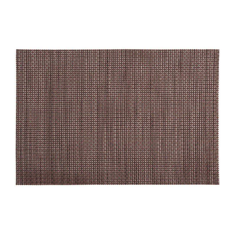 Zicco PM-44001 Plastik Örgülü Amerikan Servis, Dikdörtgen, Kahverengi, 30x45 cm - 1