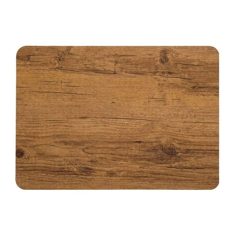 Zicco PM-77090 Dikdörtgen Amerikan Servis, PVC, Kahverengi, 32x45 cm - 1