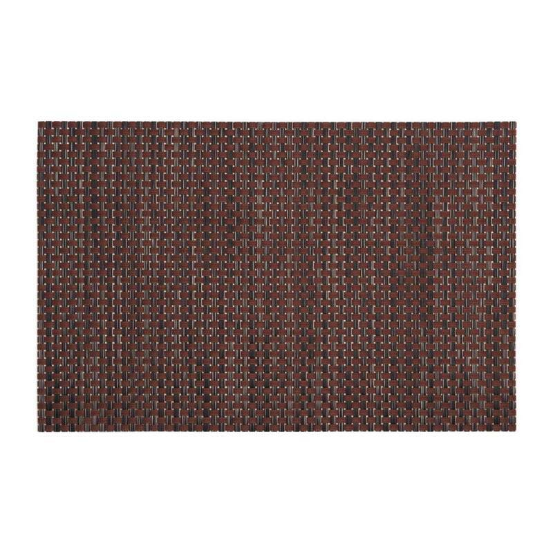 Zicco PM-88003 Amerikan Servis, Plastik Örgülü, Koyu Kahverengi, 30x45 cm - 1
