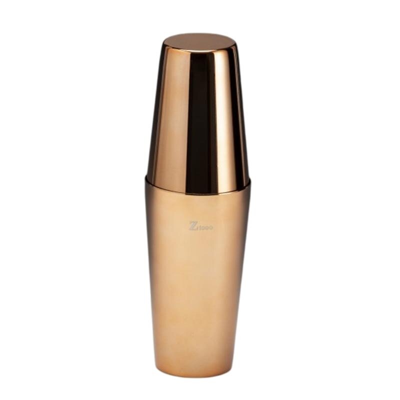Zicco SH-13 Boston Shaker, Barmenlere Özel, Çelik, Bakır Renk, 750 cl - Zicco