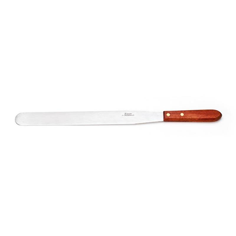 Zicco TY-177GP Pasta Spatula, Plastik Saplı, Kahverengi, 28 cm - 1